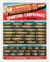 Plechová cedule Remington Cartridges 32 cm x 40 cm