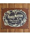 Tablica metalowa Ford - Historic logo 32cm x 40 cm