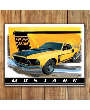 Plechová cedule Ford Mustang Boss 302