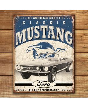 Tablica metalowa  Ford Mustang Classic 40 cm x 32 cm