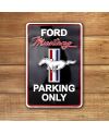 Tablica metalowa Ford Mustang Parking, 20 cm x 30 cm