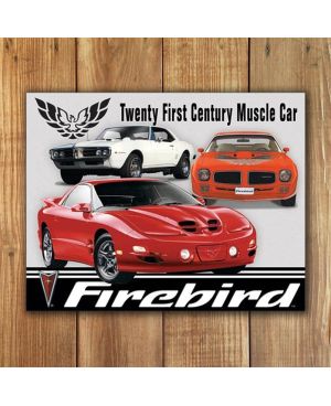 Tablica metalowa Pontiac Firebird Tribute 40 cm x 32 cm