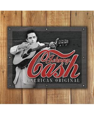 Plechová cedule Johnny Cash - American Original 32cm x 40cm w