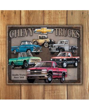 Tablica metalowa Chevy Trucks Tribute 40 cm x 32 cm