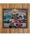 Plechová cedule Chevy Trucks Tribute 40 cm x 32 cm w