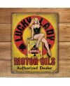 Tablica metalowa Lucky Lady Motor Oil 40 cm x 32 cm