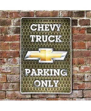 Tablica metalowa Chevy Trucks Parking New 45 cm x 30 cm