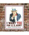 Tablica metalowa Uncle Sam I Want you 40 cm x 32 cm