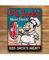 Tablica metalowa Big Jacks Meats 40 cm x 32 cm