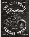 Plechová cedule Indian Motorcycles - Legendary 40 cm x 32 cm w