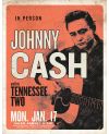 Plechová cedule Johnny Cash and his Tennessee Two 32cm x 40cm x