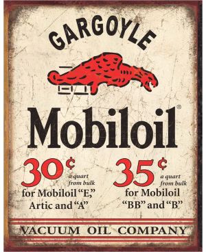 Tablica metalowa Mobiloil Gargoyle 40 x 32 cm