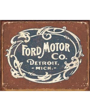 Tablica metalowa Ford - Historic logo 32cm x 40 cm