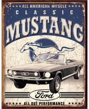 Tablica metalowa  Ford Mustang Classic 40 cm x 32 cm