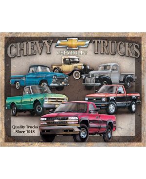 Tablica metalowa Chevy Trucks Tribute 40 cm x 32 cm