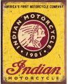 Tablica metalowa Indian Motorcycles Since 1901, 40 cm x 32 cm