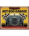 Tablica metalowa Hot Rod Garage 1932 Rod 40 cm x 32 cm