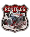 Tablica metalowa Route 66 Speedway 30 cm x 30 cm