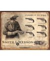 Tablica metalowa Smith & Wesson Revolver Manufacturer 40 cm x 32 cm