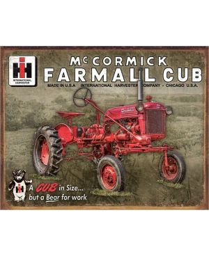 Tablica metalowa Farmall Club 40 cm x 32 cm