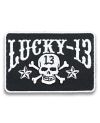 Naszywka Lucky 13 Skull Stars 8cm x 5cm