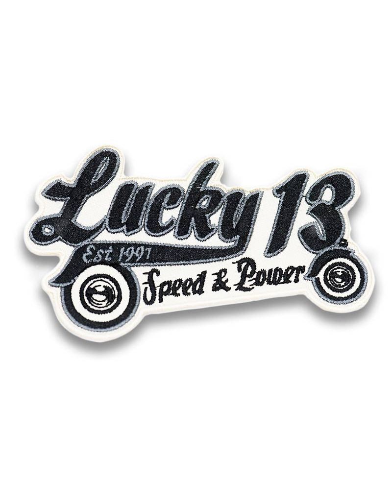 Naszywka Lucky 13 Speed Power 10cm x 6cm