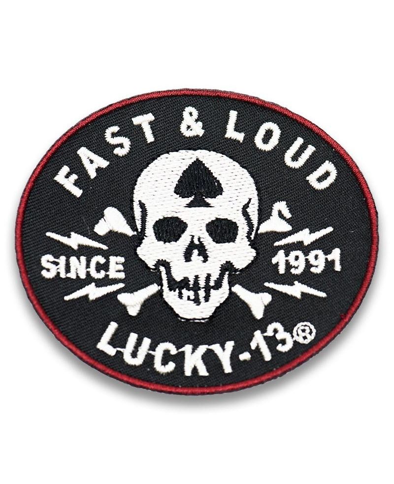 Naszywka Lucky 13 Fast Loud 7 x 6cm