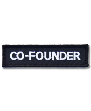 Moto nášivka Co-Founder 10cm x 3cm