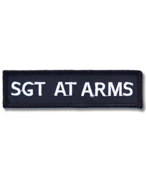 Moto nášivka Sgt at Arms 10cm x 3cm