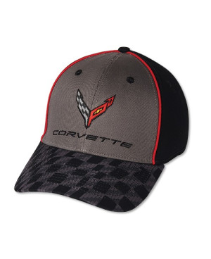 Kšiltovka Corvette C7 Next Generation Carbon Flash Checkers