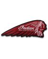 Naszywka duża Indian Motorcycle Red XXL