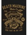 Koszulka męska Death Machine Shovelhead czarna 