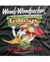 Dámské tričko Woody Woodpecker Garage černé detail