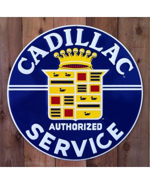 Plechová cedule Cadillac service, 30cm