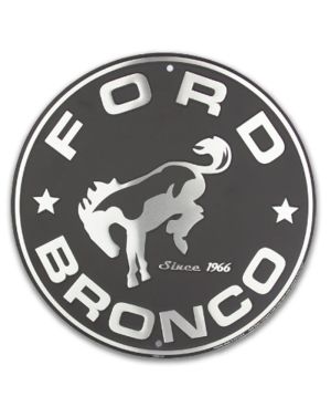 Plechová cedule Ford Bronco round 30cm