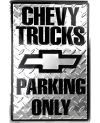 Tablica metalowa Chevy Trucks Parking 30 cm x 45 cm