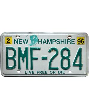 Tablica rejestracyjna USA New Hampshire - Live Free Or Die