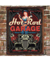 Plechová cedule Hot Rod Garage - Pistons