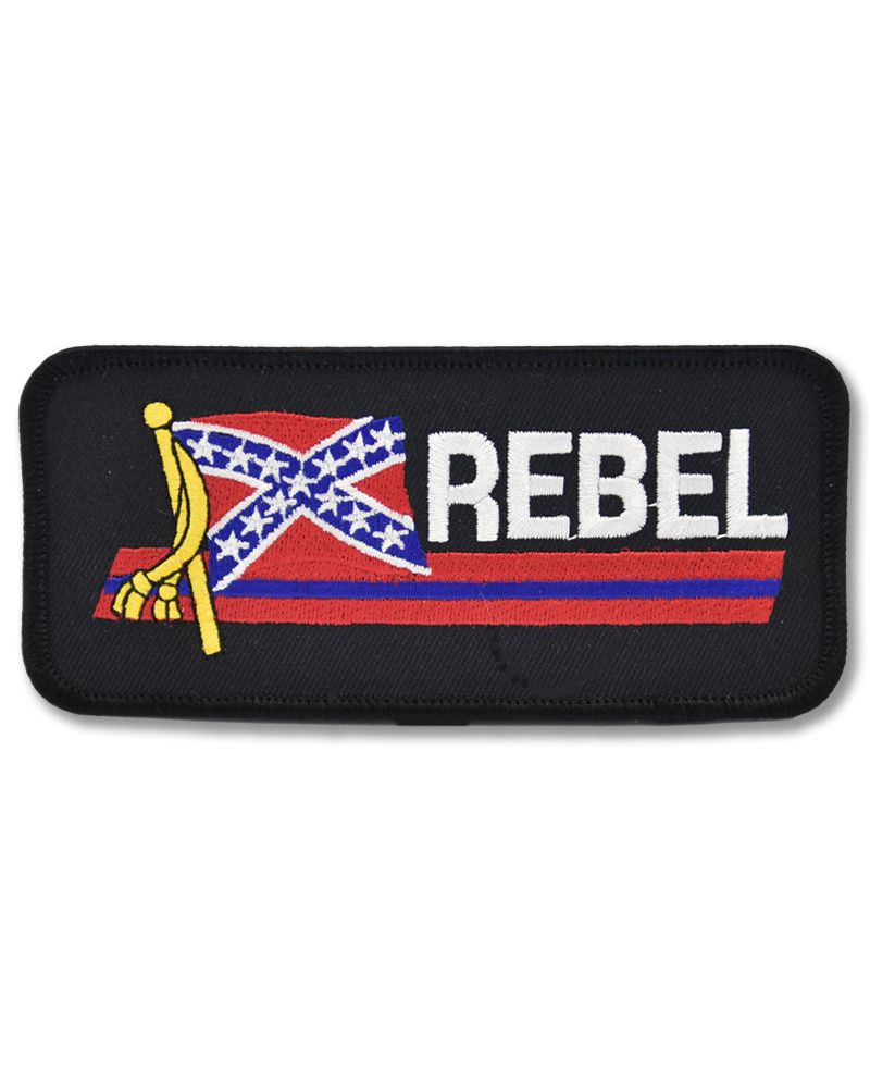 Moto nášivka Rebel Flag 5,5 cm x 13 cm