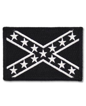 Naszywka Konfederacja czarno-biała 7 cm x 5 cm