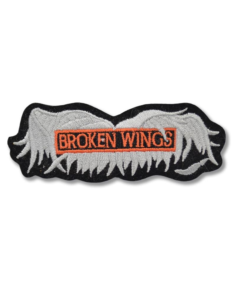 Moto nášivka Broken Wings 10 cm x 3,5 cm