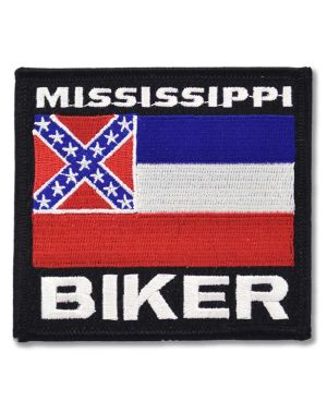 Naszywka Mississippi Biker 9 cm x 8 cm