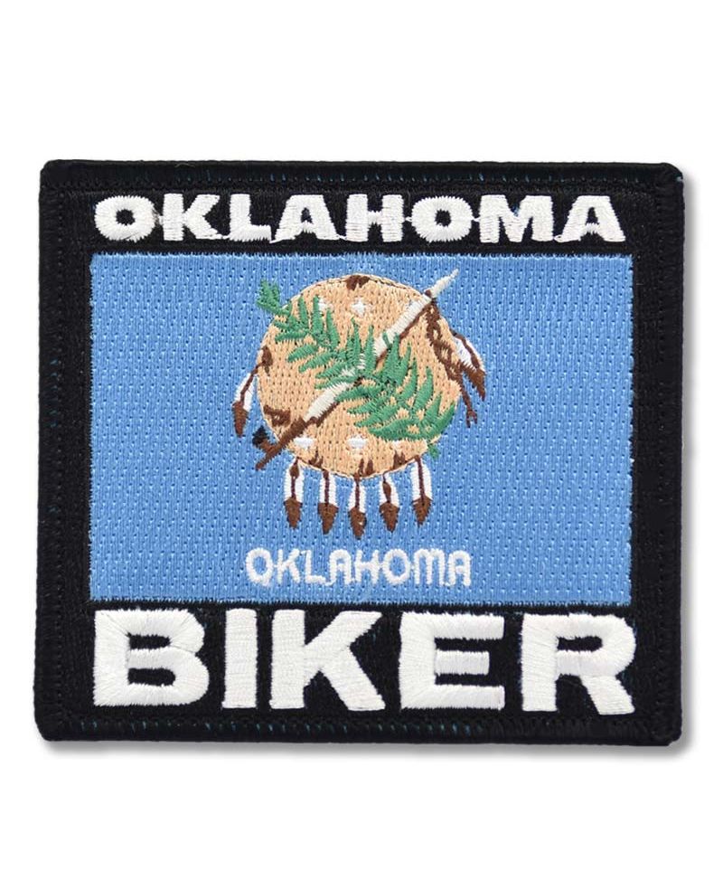 Moto nášivka Oklahoma Biker 9cm x 8cm