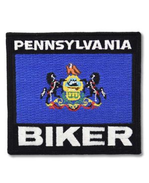 Naszywka Pennsylvania Biker 9 cm x 8 cm