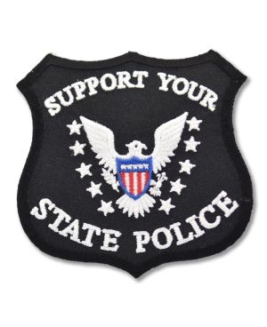 Naszywka Support your State Police 8 cm x 8 cm