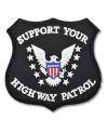 Naszywka Support Your Highway Patrol 8 cm x 8 cm