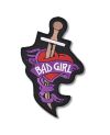 Naszywka Bad Girl Knife 9 cm x 6 cm