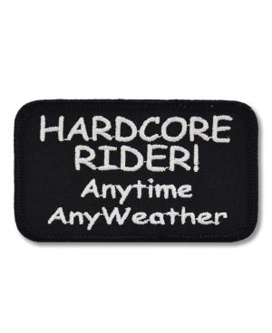 Naszywka Hardcore Rider Anytime 9 cm x 5 cm