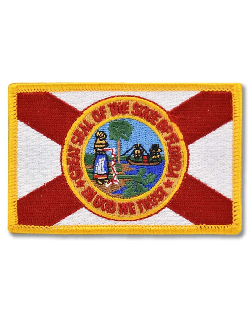 Moto nášivka Florida Flag 9 cm x 6 cm