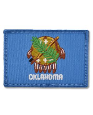 Naszywka Oklahoma Flag 8 cm x 5 cm